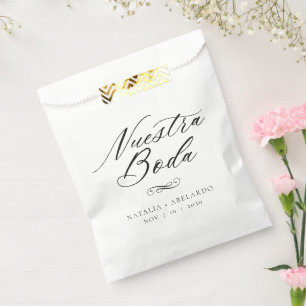 Nuestra Boda Mexican Wedding Treat Bags