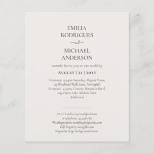 Nuestra Boda Modern Typography MANY COLORS INVITE Flyer