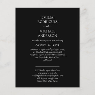Nuestra Boda Modern Typography MANY COLORS INVITE Flyer