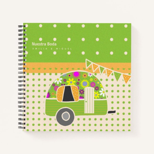 NUESTRA BODA Planificación o libro de visitas Notebook (Front)