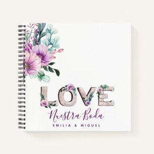 NUESTRA BODA Planificación o libro de visitas Notebook