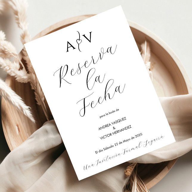 Nuestra Boda Save the Date Reserva Fecha Spanish (Creator Uploaded)