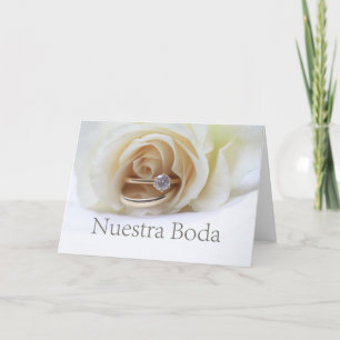 Nuestra Boda - Spanish wedding invitation