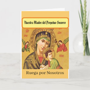 Nuestra Madre del Perpetuo Socorro Card