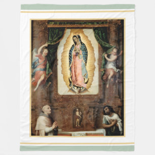 Nuestra Señora de Guadalupe large fleece blanket