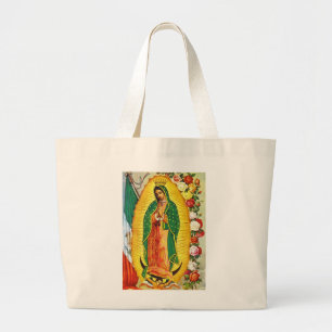 Nuestra Señora de Guadalupe Large Tote Bag
