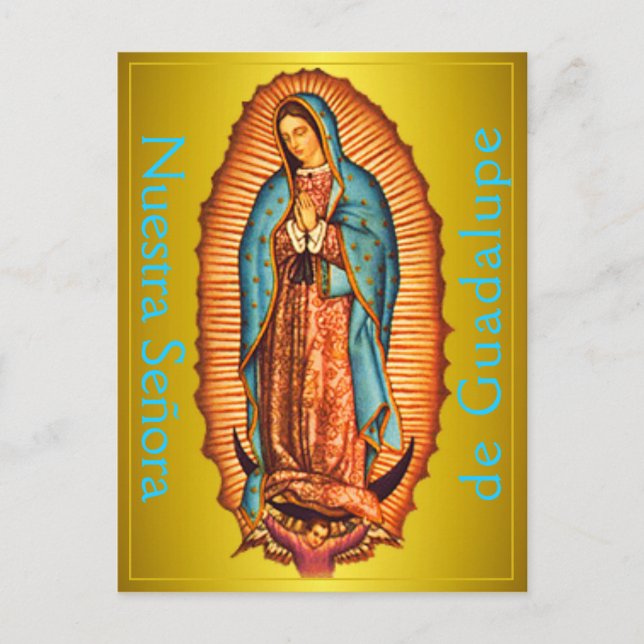 Nuestra Señora de Guadalupe Postcard (Front)