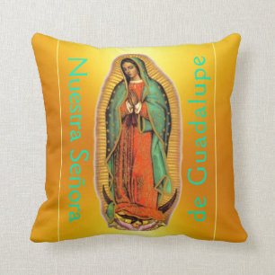 Nuestra Señora de Guadalupe  Throw Pillow