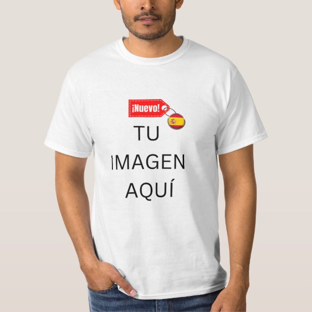 ¡NUEVA! Camiseta - Blanca - Personalizar T-Shirt (Front)