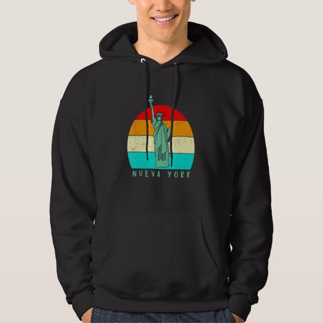 nueva york  1 hoodie (Front)