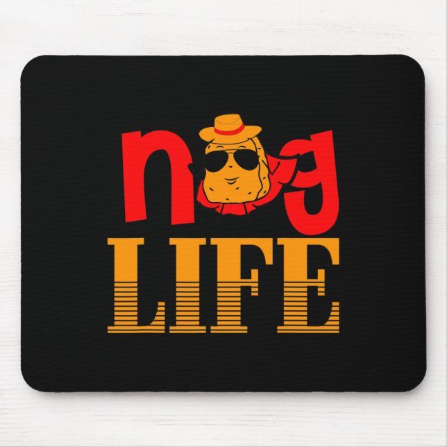Nug Life Chicken Nugget Funny  Mouse Pad (Front)
