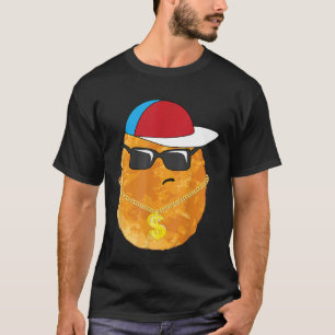 Nug Life Chicken Nugget Shirt Junk Food  Gangster 
