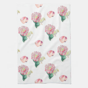 Nugget Baby Easter Chick and Tulip Tea Towel