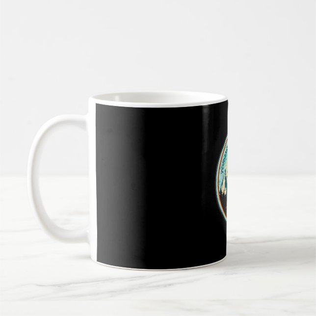 Nugget falls trail in alaska  coffee mug (Left)
