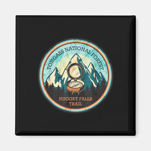 Nugget falls trail in alaska  magnet (Front)