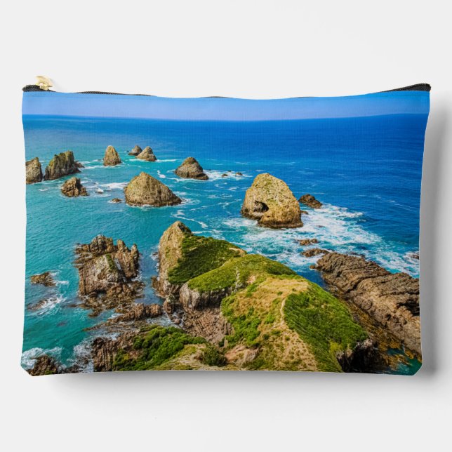 Nugget Point islets, New Zealand Accessory Pouch (Front)