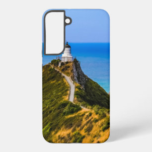 Nugget Point lighthouse, New Zealand Samsung Galaxy Case