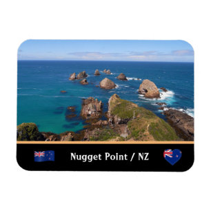 Nugget Point Rock Circle /New Zealand Magnet
