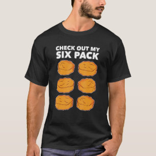 Nugget Six Pack Nugget  Chicken Nuggets Fast Food  T-Shirt