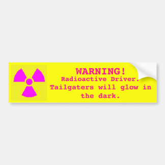 Nuke Driver Bumper Sticker