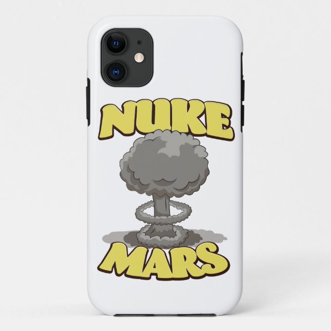 Nuke Mars Case-Mate iPhone Case (Back)