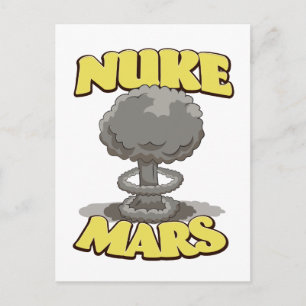 Nuke Mars Postcard