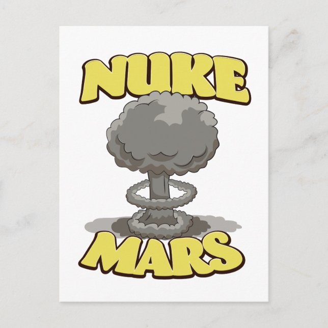 Nuke Mars Postcard (Front)