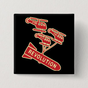 Nuke Revolution 15 Cm Square Badge