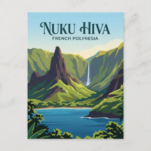 Nuku Hiva French Polynesia Postcard
