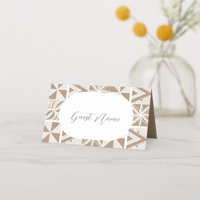 Nuku'alofa Place Card (Front)