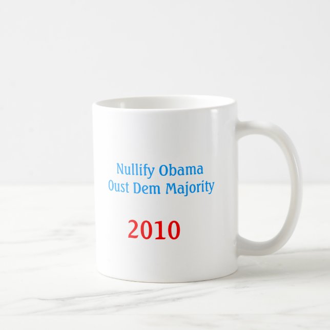 NULLIFY OBAMA COFFEE MUG (Right)