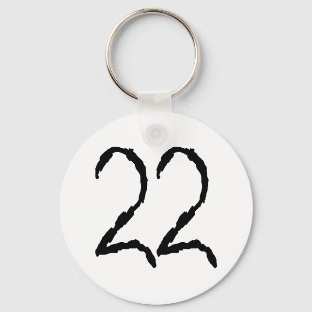 Number22 Key Ring (Front)