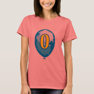 Number 0 balloon T-Shirt