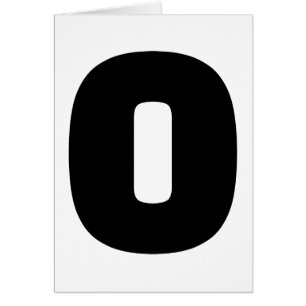 Number 0 zero
