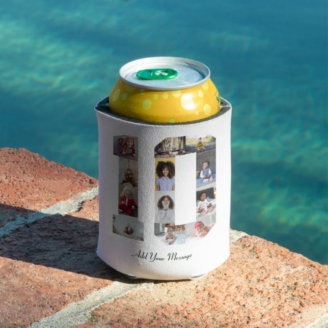 Number 10 Photo Collage Can Cooler (In Situ Pool)