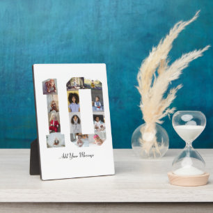 Number 10 Photo Collage Poster Plaque