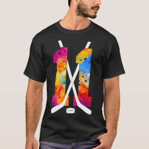 Number 11 Years Ice Hockey 11th Birthday (2) T-Shirt