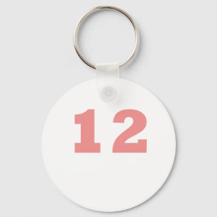 Number 12! key ring