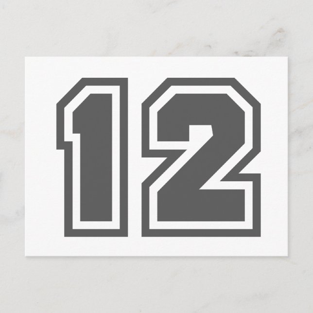 Number 12 postcard (Front)