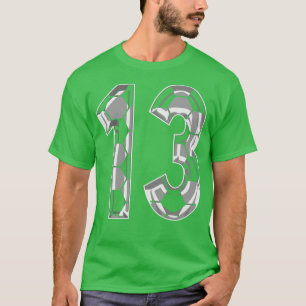 Number 13 Jersey 13 Mum Player Fan 1 T-Shirt
