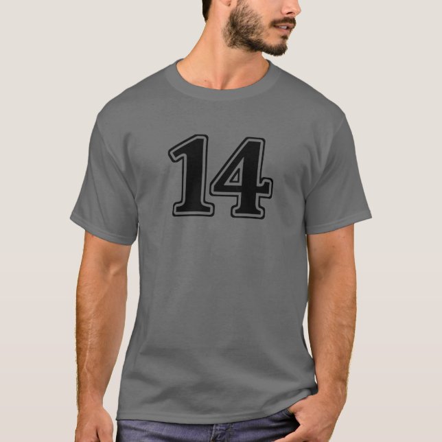 Number 14 Fourn Front T-Shirt (Front)