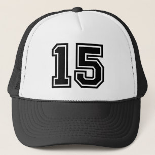 Number 15 Classic Trucker Hat