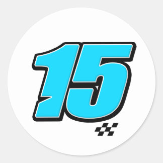 Number 15 - Sticker