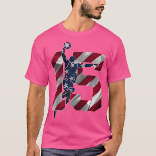 Number 15 Years Basketball 15Th Birthday Basebal T-Shirt