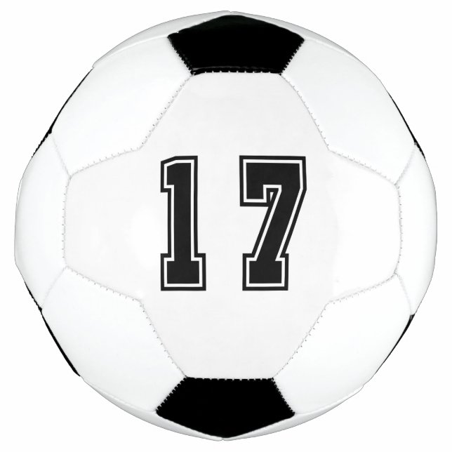 Number 17 soccer ball (Front)