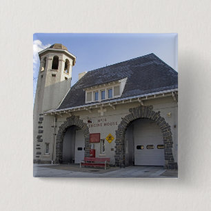 Number 19 Engine House in Washington, D.C. 15 Cm Square Badge