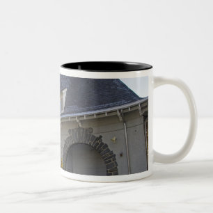 Number 19 Engine House in Washington, D.C. Two-Tone Coffee Mug