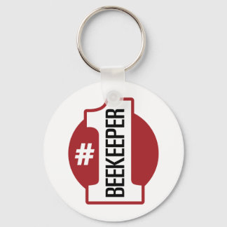Number 1 Beekeeper Key Ring