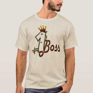 Number 1 boss t-shirts for men