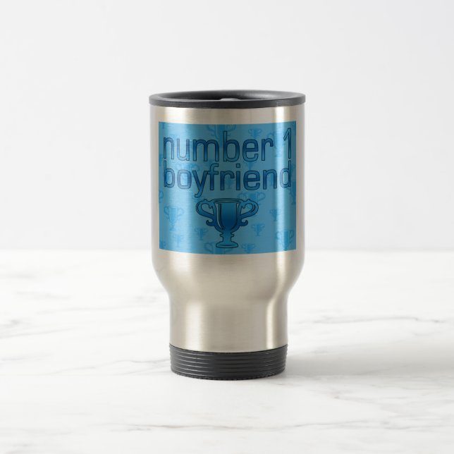 Number 1 Boyfriend Travel Mug (Center)